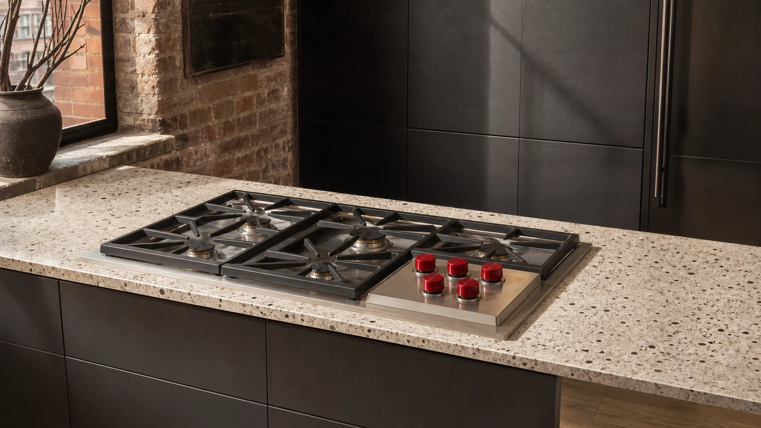 Built-in cooktop diagnostic visit in the service area